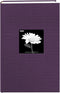 Fabric Frame Cover Photo Album 300 Pockets Hold 4x6 Photos, Wildberry Purple