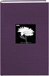 Fabric Frame Cover Photo Album 300 Pockets Hold 4x6 Photos, Wildberry Purple