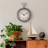 La Crosse 404-3828 9 Inch Pocket Watch Quartz Wall Clock, Green