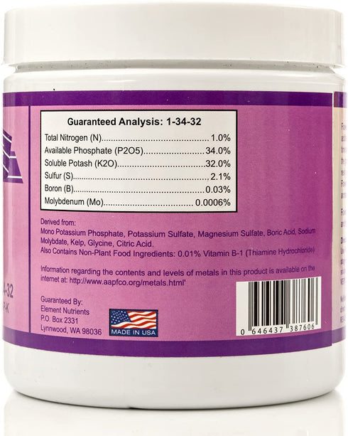 Flower Fuel 1-34-32, 250g - The Best Bloom Booster for Bigger, Heavier Harvests (250g)