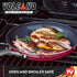 Red Volcano Textured Healthy Ceramic Nonstick Frying Pan/Skillet, 10"