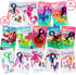 JOYIN 28 Packs Unicorn Dinosaur Keychain with Cards for Kids Party Favor, Classroom Exchange Prizes, Valentine™s Greeting Cards, Valentine Party Favors, Valentine Exchange Gifts
