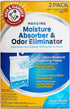 Arm & Hammer Clean Burst Hanging Moisture Absorber and Odor Eliminator - 2 Pack - Traps Moisture for Fresher, Cleaner Air
