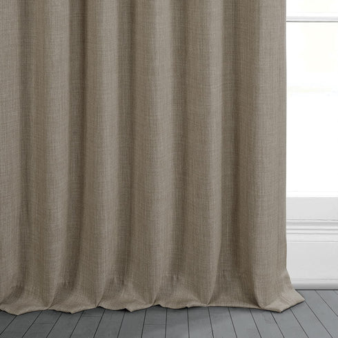 HPD Half Price Drapes Room Darkening Curtains 108 Inches Long (1 Panel), BOCH-LN18538-108, Nomad Tan