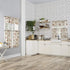 No. 918 Bristol Coffee Shop Semi-Sheer Rod Pocket Kitchen Curtain Valance, 54 in x 14, Ivory Off-White