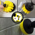 Grout Cleaner Drill Brush Attachment Set - Drill Brush Power Scrubber Drill Brush - Tile and Grout Cleaner Brush Attachment for Power Drill - Includes 4oz Drill Tergent Cleaner by Drillbrush