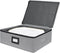 Platter Storage Case-China Storage Containers Height of 5.5'' with Sturdy Stackable Lid Wearable TC Material Include 4 Large Felt Dividers(Light Grey)