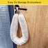 fowong 36 Inch Under Door Noise Stopper, Door Draft Blocker Heavy Duty Seal Guard Door Bottom Weather Stripping Saving Energy (Beige)