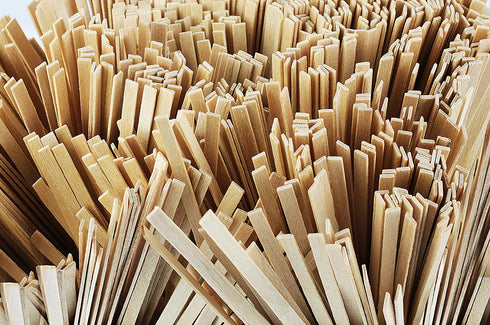 Disposable Wooden Coffee Stirrers - 5.5 Inch Stir Stick (1000, 5.5")