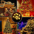 YAKEXI Battery Operated Lights 33ft 100 LED 8 Modes with Timer Memory Function Indoor Outdoor String Lights Waterproof Mini Fairy Lights Decoration Christmas Tree Porch Fence Balcony(Warm White)