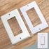 Wall Plate Insulation Gasket Outlet Insulation Gasket Light Switch Insulation Electrical Outlet Covers Draft Stopper Foam Gaskets Electric Outlet Insulators (White,100 Pieces)