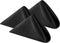 Cloth Napkins 17x17 inch 25 Packs Washable Polyester Dinner Napkins Soft Table Napkins for Wedding Party Dining Banquet(Black,25PCS)