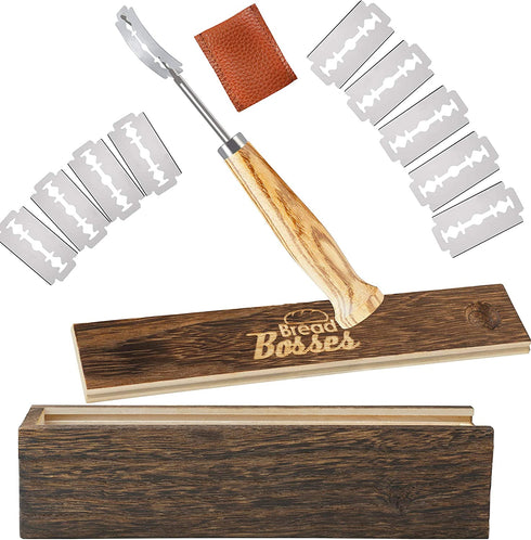 Bread Bakers Lame Slashing Tool -Dough Making Slasher Tools Baking Sourdough Bread Starter Jar Scoring Knife Razor Cutter Slashing Tool Accessories for Cutting Bread Bosses Supplies -Great As A Gift