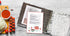 Recipe Binder, Full Page 3 Ring Standard Binder Organizer Set (with 50 Page Protectors & 12 Category Divider Tabs) by Better Kitchen Products, 11.5" x 12" Sleek Kitchen Design