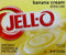 Jell-O Instant Pudding & Pie Filling, Banana Cream, 3.4-Ounce Boxes (Pack of 4)