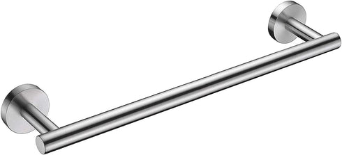 Nolimas Polished Chrome Bath Towel Bar Single Bars Towel Rack Rod Classic Wall Mounted Stainless Steel Bathroom Towel Bar Toilet Kitchen Towel Shelf Single Layer,16inch