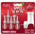 Glade PlugIns Refills Air Freshener Starter Kit, Scented and Essential Oils for Home and Bathroom, Apple of My Pie, 3.35 Fl Oz, 1 Warmer + 5 Refills