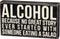 Primitives by Kathy 19416 Classic Box Sign, 10 x 6-Inches, Alcohol