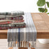 DII Farmhouse Braided Stripe Table Runner Collection, 15x108, Vintage Linen