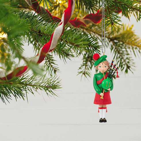 Hallmark Keepsake Christmas Ornament 2021, Twelve Days of Christmas Eleven Pipers Piping