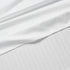 Amazon Basics Deluxe Microfiber Striped Sheet Set, Bright White, Queen