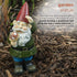 Garden Gnome Holding Mushroom