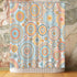 Boho Shower Curtain Orange Floral Mandala Flower Paisley Bohemian Shower Curtains for Bthroom, Orange Blue and Teal, 72" x 72"