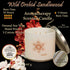 Wild Orchid Sandalwood Aromatherapy Scented Candle with Metatron's Cube | Natural Hand Poured Highly Scented Candle | Large 14 Ounce 50 Hour 3 Wick | Zen Relaxation