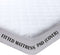 Full Mattress Pad Cover Fitted - Full Bed Mattress Cover Size 54x75 inches Stretches to 16 Deep Pocket- Fitted Quilted Sheet for Full Mattress , White