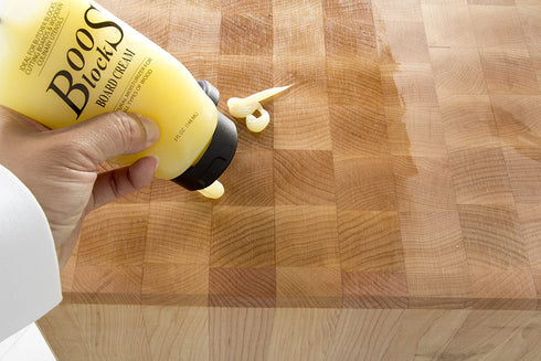 John Boos Block MYSCRM Essential Mystery Oil and Board Cream Care and Maintenance Set: Includes One 16 Ounce Bottle Mystery Oil and One 5 Ounce Tube Board Cream