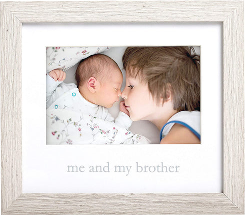 Kate & Milo Rustic Me & My Brother Frame, Sibling Gifts, Little or Big Big Gift, Woodland Nursery