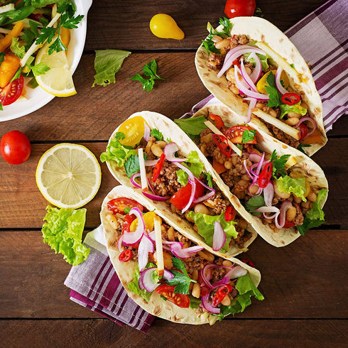 Allrecipes Taste of Mexico (Cilantro, Ground Cumin, Fajita Blend) in Glass Jars with Removable Sifter Caps for Sprinkling, Set of 3