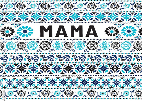 Tervis Made in USA Double Walled Life is Good Insulated Tumbler Cup Keeps Drinks Cold & Hot, 24oz, Mama Blue