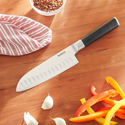 Babish 6.5" German Steel Cutlery, Santoku Knife