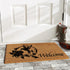 Calloway Mills 101931729 Hummingbird Welcome Doormat, 17" x 29" x 0.60", Natural, Black
