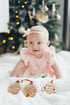 Heart's Sign Set of 3 Babys First Christmas Ornament 2021 | My First Christmas Baby Ornament | Our First Christmas as Mom & Dad Engraved Family Ornament | My First Christmas Tree