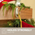 Command Medium Traditional Plastic Hook, Brushed Nickel, 1-Hook, 2-Strips, Decorate Damage-Free