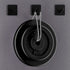 Adhesive Towel Hooks Wall Hooks for Hanging €“ Matte Black SUS304 Stainless Steel Waterproof with Strong Adhesive Tapes €“ 3M Hooks for Bathroom Bedroom Kitchen Closet Cabinet €“ 4 Pack