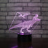 4 Pcs 3D Dinosaur Night Light, DDD LAMP Led Illusion Lamp 16 Color Change Remote Control Lights for Bed Living Room Kids Girls Boys Xmas 1666
