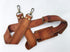 Vintage Couture Leather Adjustable Padded Replacement Shoulder Strap with Metal Swivel Hooks for Messenger, Laptop, Camera, Duffle Bags & More