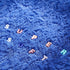 Vasofe Shaggy Rugs Fluffy Carpets , Rectangular Rugs for Bedroom LivingRoom, Nursery Rugs for Kids Room Throw Rug College Dorm Rugs, 4' x 6' Light Navy Rug Area Rugs Home Decor