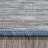 Ottomanson Sundance Collection Indoor/Outdoor Reversible Runner Rug, 2'7" x 7', Blue