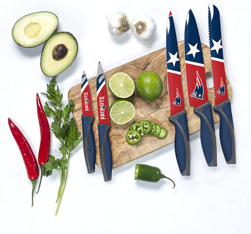 sportsvault NFL New England Patriots Kitchen Knives