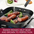 Circulon Elementum Hard Anodized Nonstick Frying Pan / Fry Pan / Hard Anodized Skillet - 8.5 Inch, Gray