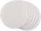 DII Classic Woven Tabletop Collection, Indoor/Outdoor Placemat Set, Round, 15" Diameter, White, 6 Piece