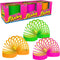 Slinky the Original Walking Spring Toy, Plastic Slinky 3-Pack, Multi-color Neon Spring Toys, by Just Play