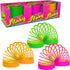 Slinky the Original Walking Spring Toy, Plastic Slinky 3-Pack, Multi-color Neon Spring Toys, by Just Play