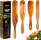 Healthy NO VARNISH Spurtles Kitchen Tools As Seen On TV Wooden Utensils for Cooking Wooden Kitchen Utensil Set Wooden Spatula for Cooking Wooden Spoons for Cooking Wok Spatulas For Nonstick Cookware
