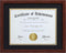 ELSKER&HOME 8.5x11 Certificate Frame - Classic Coffee Color Frame - Displays Diploma 8.5x11 Inch with Mat - 11x14 Inch Without Mat - For Document/Photo(One Pack - Matte Black with Gold Rim)