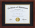 ELSKER&HOME 8.5x11 Certificate Frame - Classic Coffee Color Frame - Displays Diploma 8.5x11 Inch with Mat - 11x14 Inch Without Mat - For Document/Photo(One Pack - Matte Black with Gold Rim)